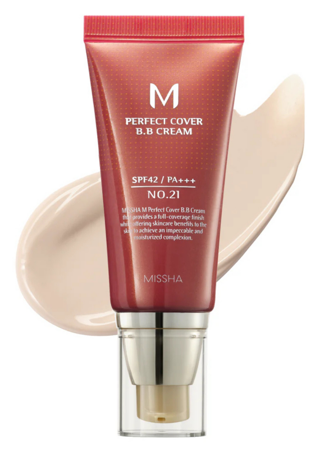 Missha M Perfect Cover BB Cream No.21 Light Beige SPF 42 PA+++ 50ml