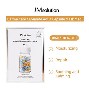 JMsolution Derma Care Ceramide Aqua Capsule Mask Clear - 10 Sheets