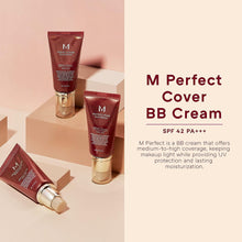 Load image into Gallery viewer, Missha M Perfect Cover BB Cream No.21 Light Beige SPF 42 PA+++ 50ml
