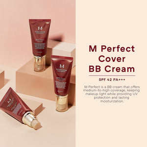 Missha M Perfect Cover BB Cream No.21 Light Beige SPF 42 PA+++ 50ml