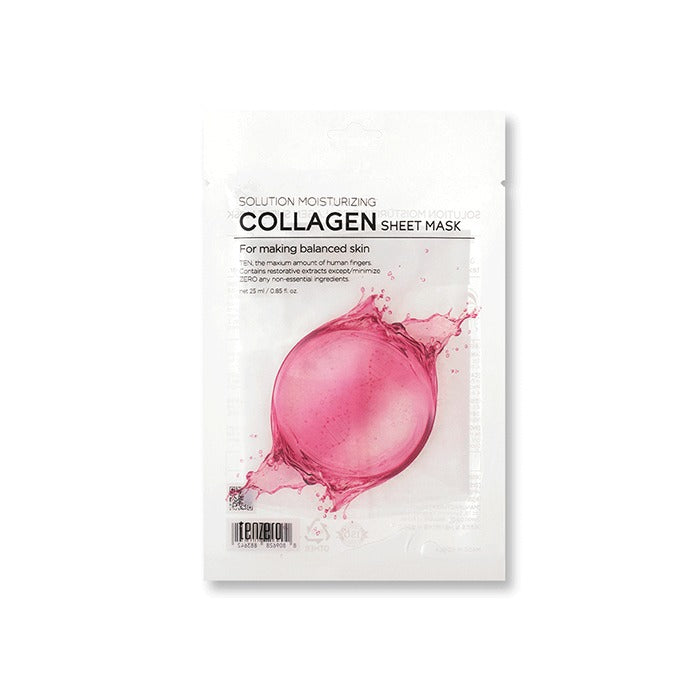 TENZERO S.M.COLLAGEN SHEETMASK - 25ml*10ea