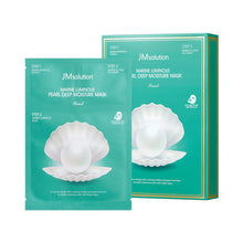 Load image into Gallery viewer, Jmsolution Marine Luminous Pearl Deep Moisture Mask 10 Sheets
