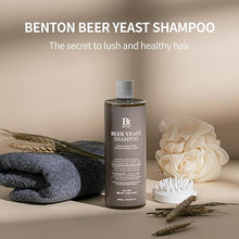 Load image into Gallery viewer, BENTON Beer Yeast Shampoo, Hair Loss Relief Biotin Shampoo for Thinning Hair – Volumizing, Regrowth Therapy, Scalp Calming – Paraben, Sulphate Free - 16.0 fl.oz.
