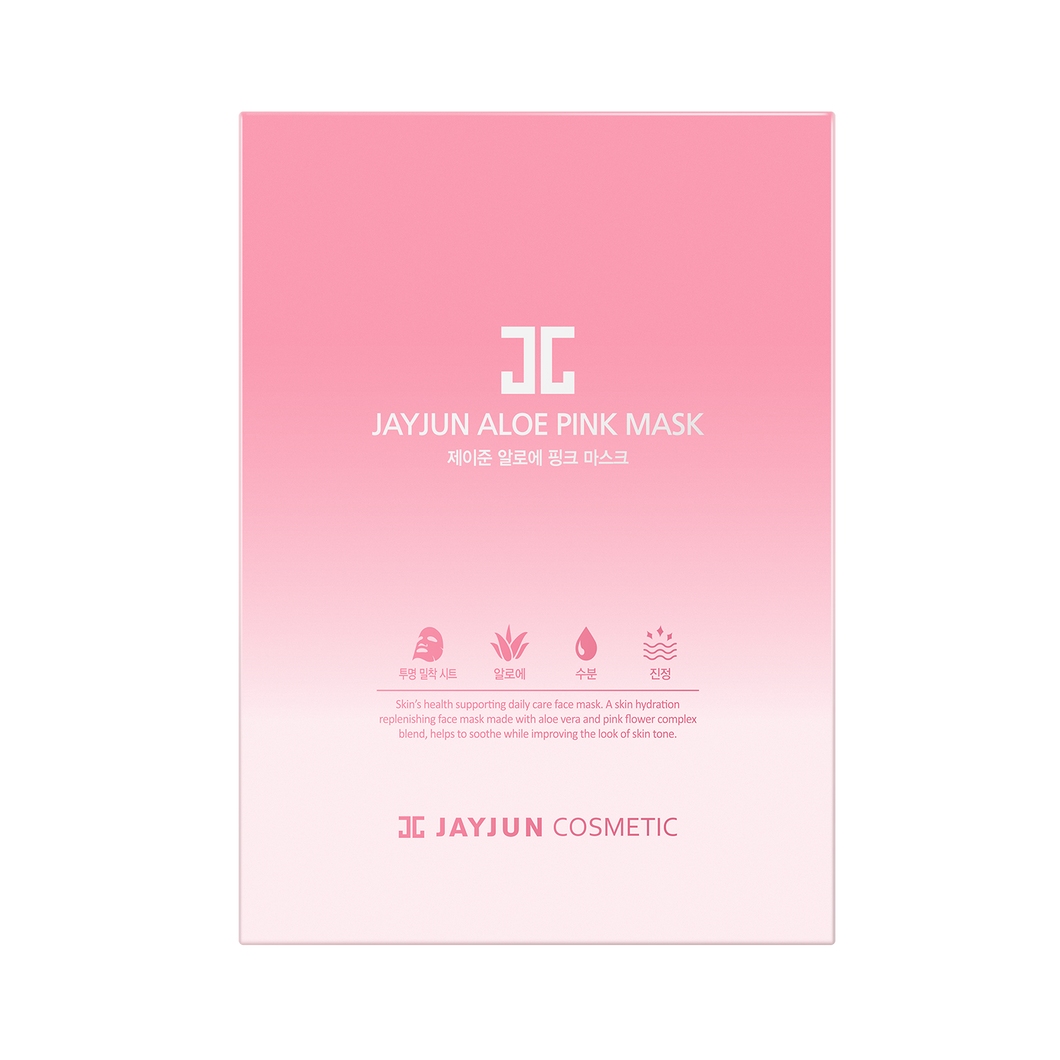 JAYJUN Aloe Pink Mask - 10 Sheets