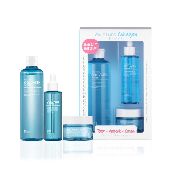 TENZERO MOISTURE COLLAGEN FACIAL SET - set