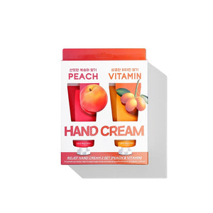 TENZERO RELIEF HANDCREAM 2 SET(Peach,Vitamin) - 100 g x 2 SET(Peach,Vitamin)