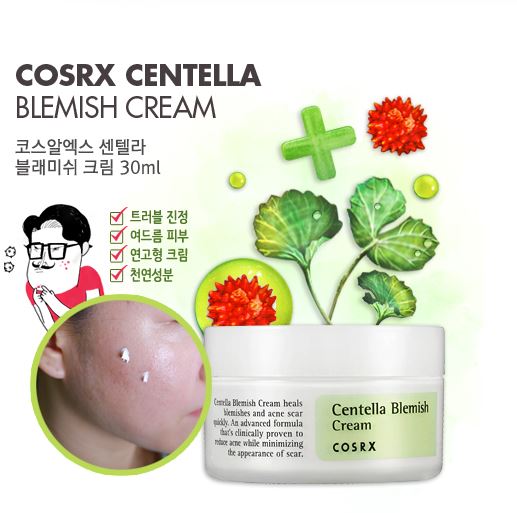 Centella Blemish cream 30ml Exp Date: 8/9/2025