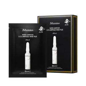 JMsolution Water Luminous S.O.S Ampoule Mask Plus Black 10 Sheets