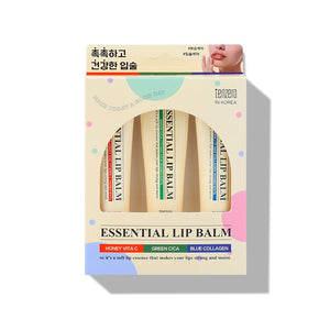 TENZERO ESSENCIAL LIP BALM 3 SET - 9 g x 3