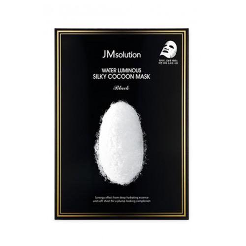 JMsolution Water Luminous Silky Cocoon Mask Black 10 Sheets