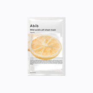 Mild Acidic pH Sheet Mask Yuja Fit - 1ea