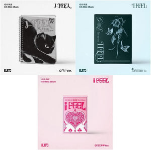 (G)I-DLE - 6th Mini Album [I feel] (Random ver.) (Cat Ver. / Butterfly Ver. / Queen Ver.)