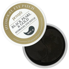 Load image into Gallery viewer, Black Pearl &amp; Gold Hydrogel Eye Patch
