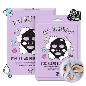 [G9] Self aesthetic Pore clean Bubble mask 5P