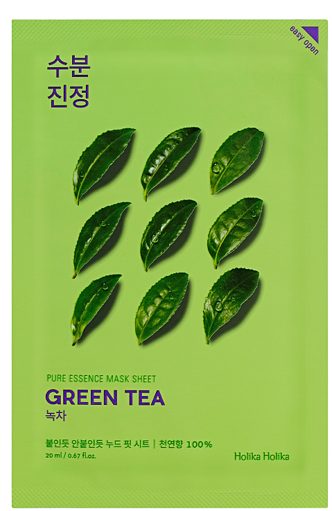 [Holika Holika] Pure Essence Mask Sheet Green tea 20ml
