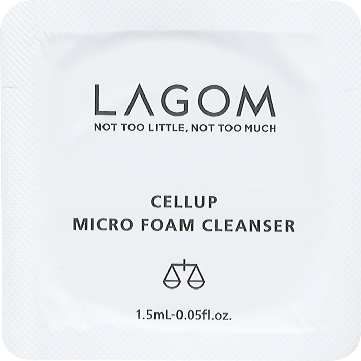 Cellup Micro Foam Cleanser 1.5ml (pouch sample)