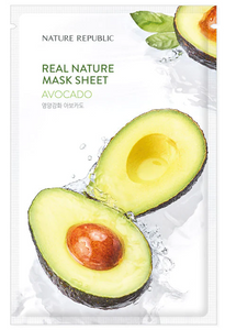 [Nature Republic] Real Nature Mask Sheet/ Avocado 23ml