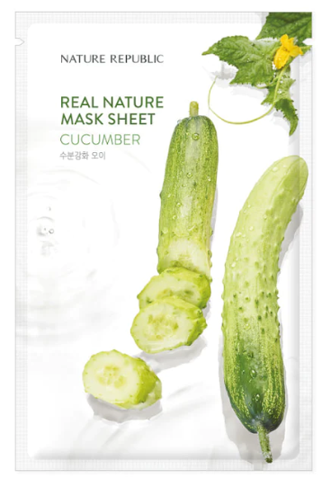 Real Nature Mask Sheet/ cucumber 23ml