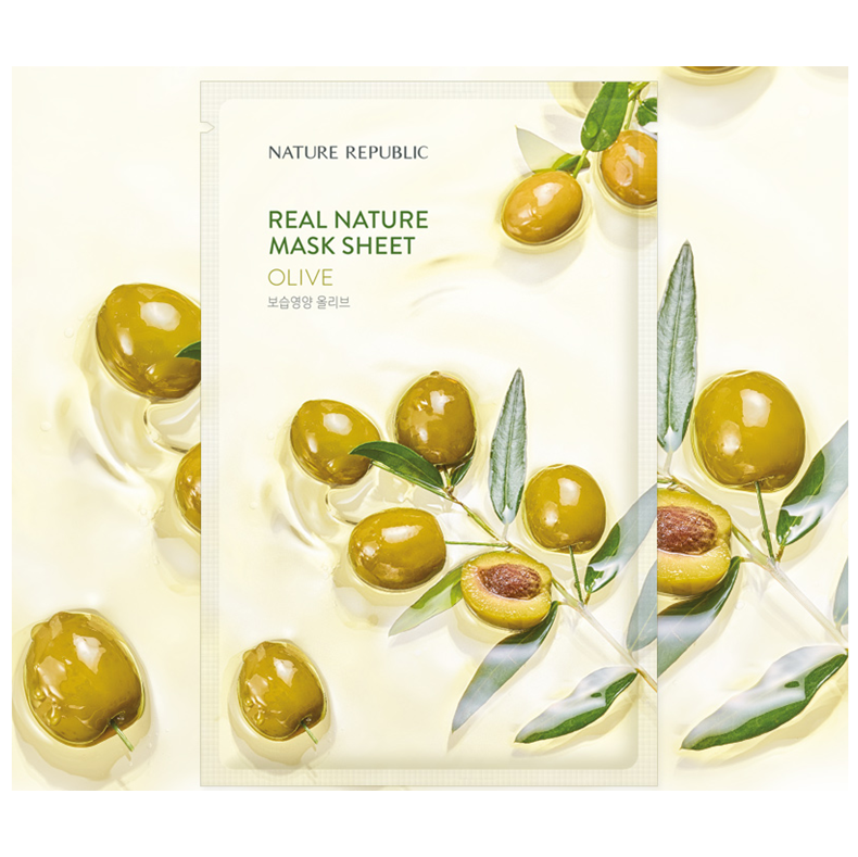 [Nature Republic] Real Nature Mask Sheet/ Olive 23ml